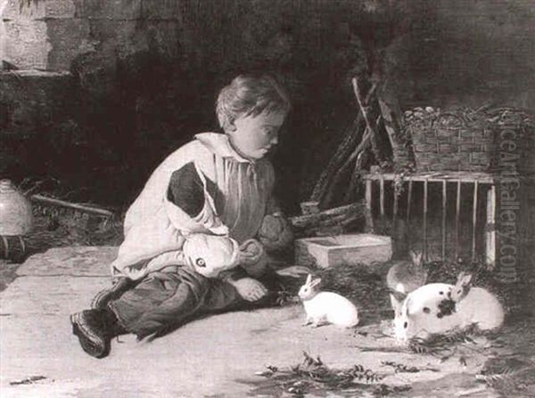 Feeding The Rabbits - view 1