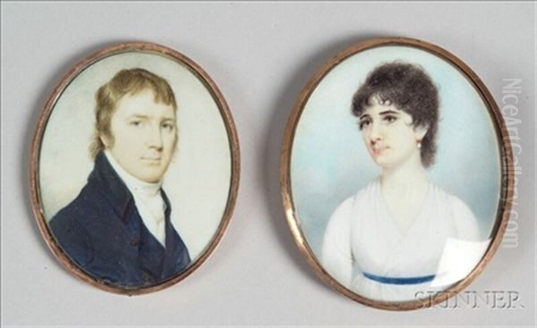 Portrait Of Henry Hubbard (+ Portrait Of Mary Polly Greene Hubbard; Pair) - view 1