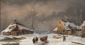Winterlandschaft (+ Another; Pair)