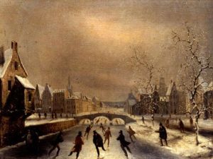 Les Patineurs by Louis-Claude Malbranche