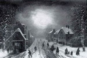 Village Anime Sous La Neige Village Anime Sous La Neige