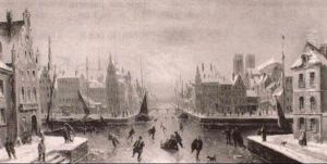 Amsterdam - Les Patineurs by Louis-Claude Malbranche