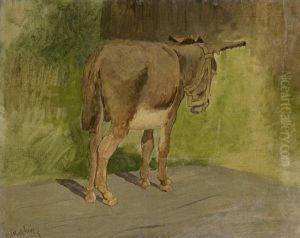 Stehender Esel by Karl Malchin