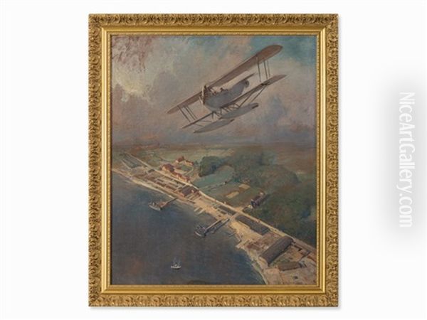 Biplane Of The German Empire Air Force - view 1