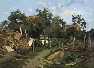 Weg Am Gehoft by Karl Malchin