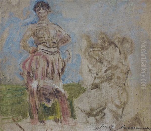 Sketch With Two Figures - view 1