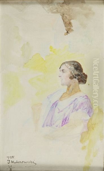 Portrait Of The Artist's Wife Sitting In An Armchair - Sketch - view 1