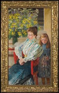 Portrait Of Mrs. Nowak With Daughter