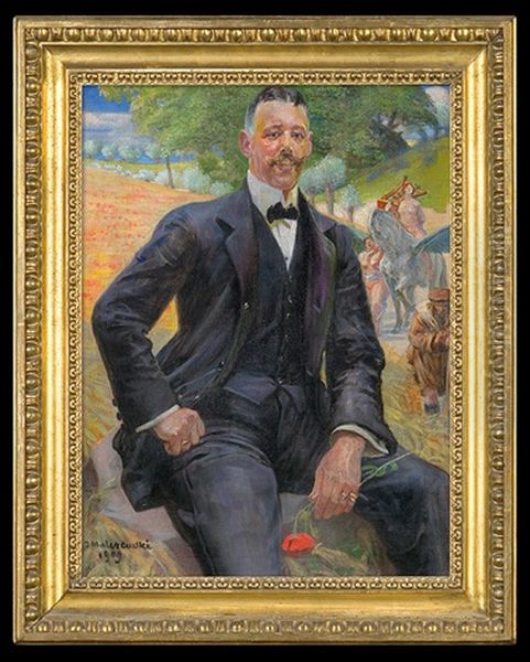 Portrait Of A Man With Flower - view 1