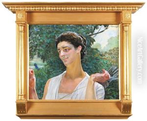 Diana - Portret Marii Sozanskiej by Jacek Malczewski