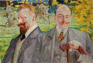 Autumn, The Doubled Portrait by Jacek Malczewski