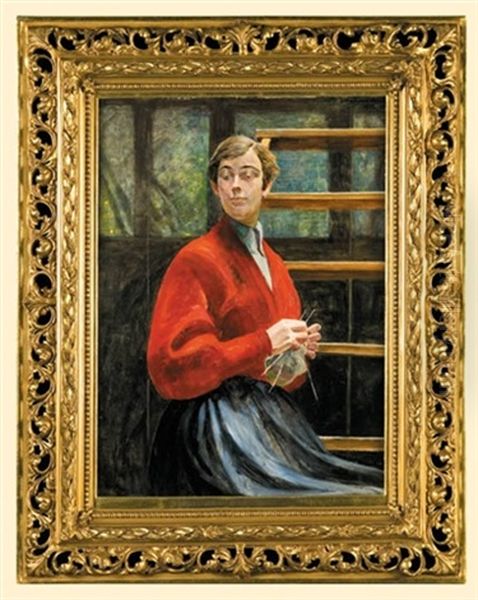 In The Atelier. Portrait Of A Girl - view 1