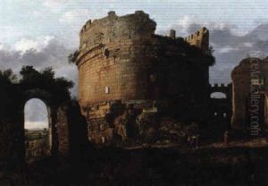 View Of The Colosseum by Giovanni Maldura