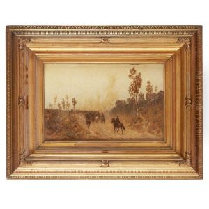 Cavalry Returning Home by Wladislaw Malecki
