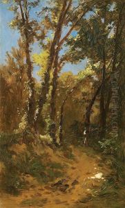 A Forest Path by Wladislaw Malecki