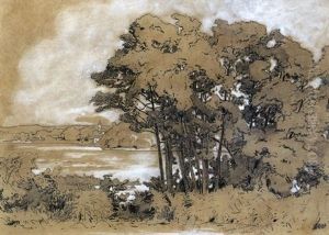 Chiemsee Landscape by Wladislaw Malecki