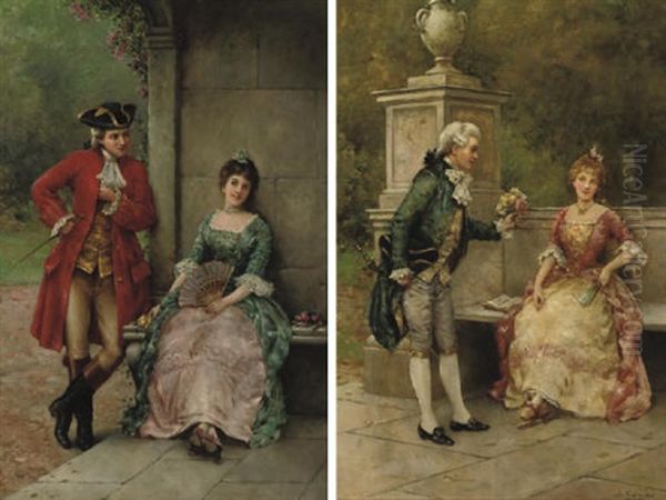 Flirtations In The Park (2 Works) - view 1