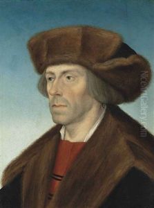Portrait Of A Gentleman, Bust-length, In A Fur Hat And A Fur-trimmed Coat