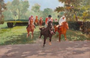 Course De Haies by Louis Ferdinand Malespina