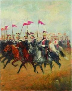 Chevau-legers Lanciers De La Garde Imperiale Ier Empire, Au Trot