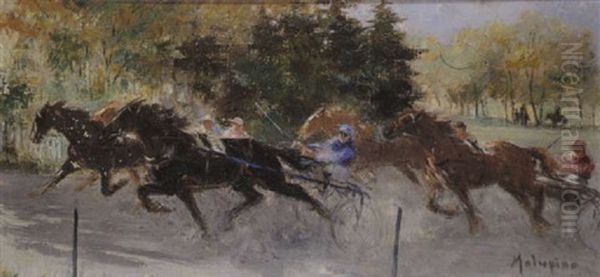Aux Courses, Trot Attele - view 1