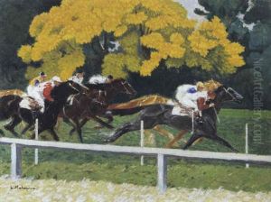 Les Jockeys by Louis Ferdinand Malespina