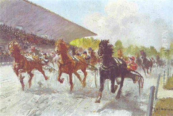 Course De Trot: Devant Les Tribunes - view 1