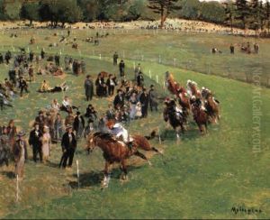 La Moyenne Piste A Longchamps by Louis Ferdinand Malespina