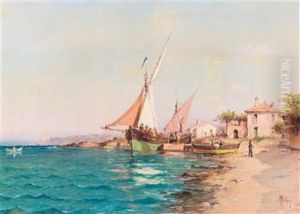 Fishing Boats On The Coast