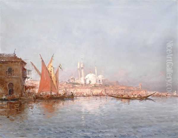 Boats On The Bosphorous - view 1