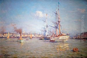 Le Port De Bordeaux by Charles Malfroy