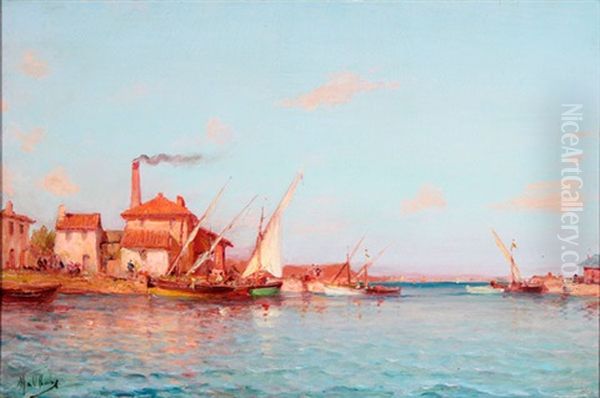 A Harbor Scene - view 1