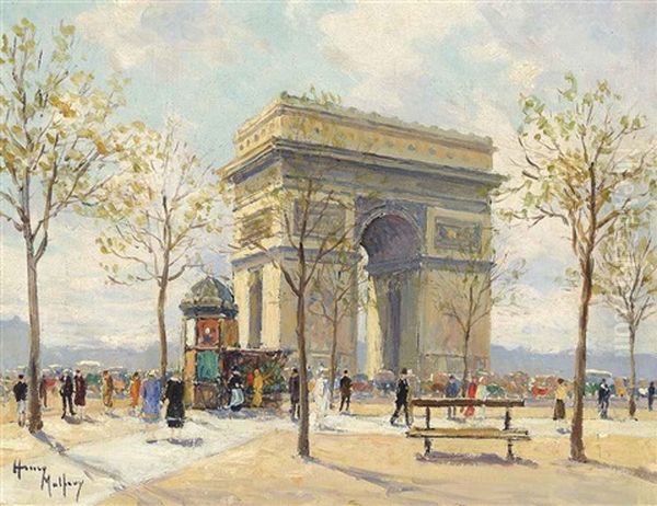 Figures At The Arc De Triomphe, Paris - view 1