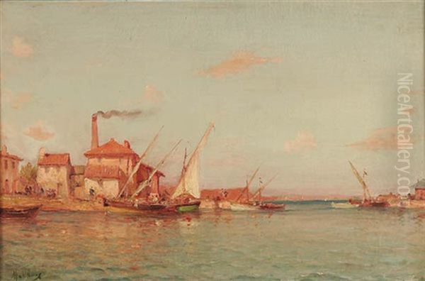 Venetian Harbor Scene - view 1