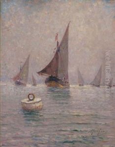 Nebliger Morgen by Charles Malfroy