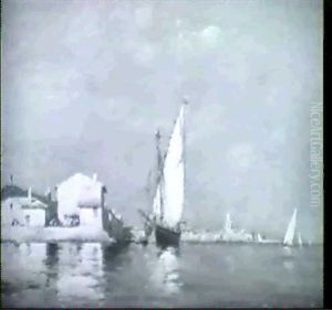 Sudliche Hafenstadt by Charles Malfroy