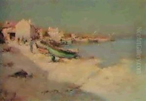 Plage Pres D'alger by Charles Malfroy