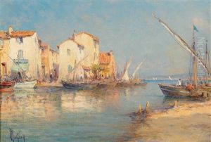 Motif Of Martigues by Henri Malfroy-Savigny