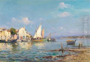 Southern Harbour View by Henri Malfroy-Savigny