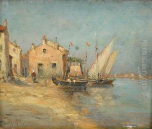 Le Port Des Martigues by Henri Malfroy-Savigny