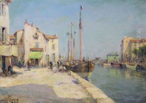 Vue Des Martigues by Henri Malfroy-Savigny