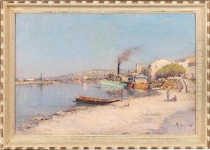 A Port In The South Of France (martigues?)
