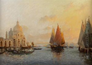 Vue De Venise by Henri Malfroy-Savigny