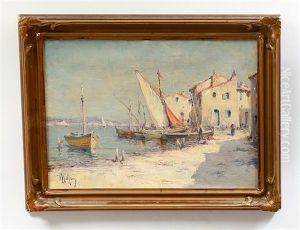 Bord De Mer Du Sud De La France by Henri Malfroy-Savigny