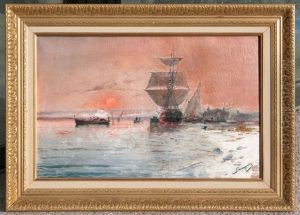 Marine, Soleil Couchant Marine, Soleil Couchant