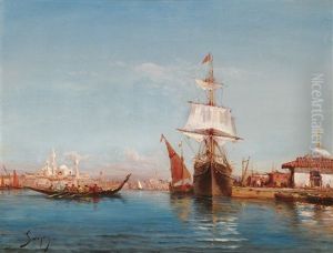 Voilier Et Caique Sur Le Bosphore