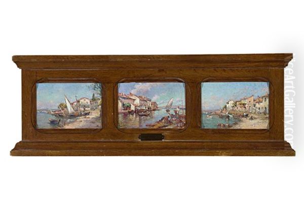 Triptychon Mit Sudlichen Uferstucken (pair) - view 1