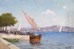 Fischerdorf (martigue?) by Henri Malfroy-Savigny