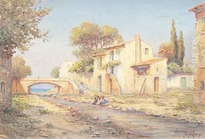 Vue Des Martigues by Henri Malfroy-Savigny