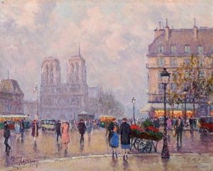 Pariser Ansicht by Henri Malfroy-Savigny